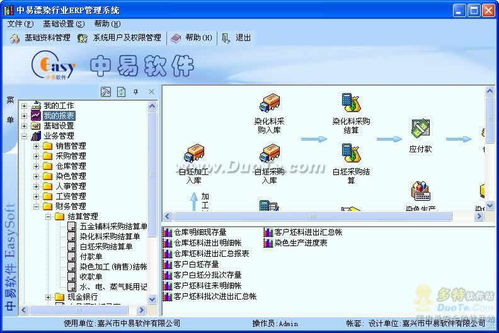 中易漂染印染行业ERP管理系统与B2C系统开发方案